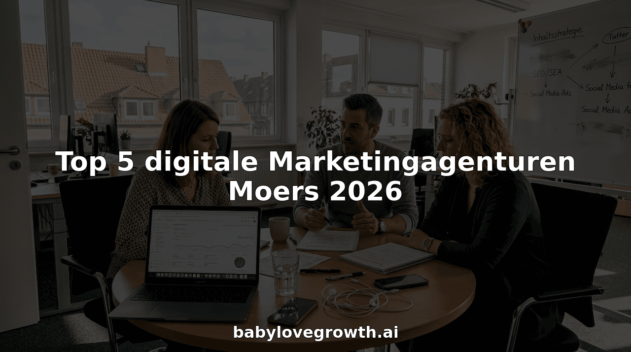 Top 5 digitale Marketingagenturen Moers 2026