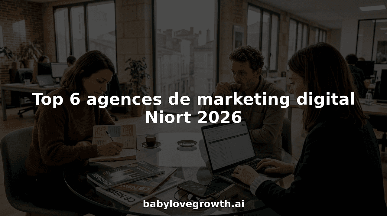Top 6 agences de marketing digital Niort 2026