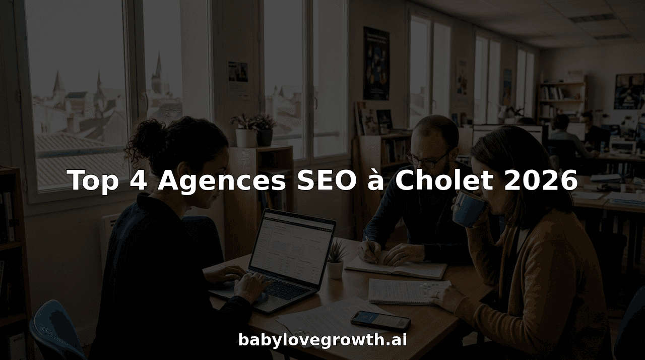 Top 4 Agences SEO à Cholet 2026