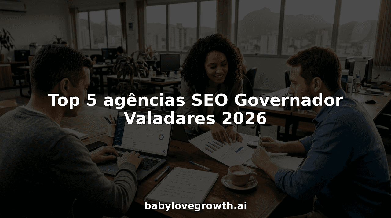 Top 5 agências SEO Governador Valadares 2026