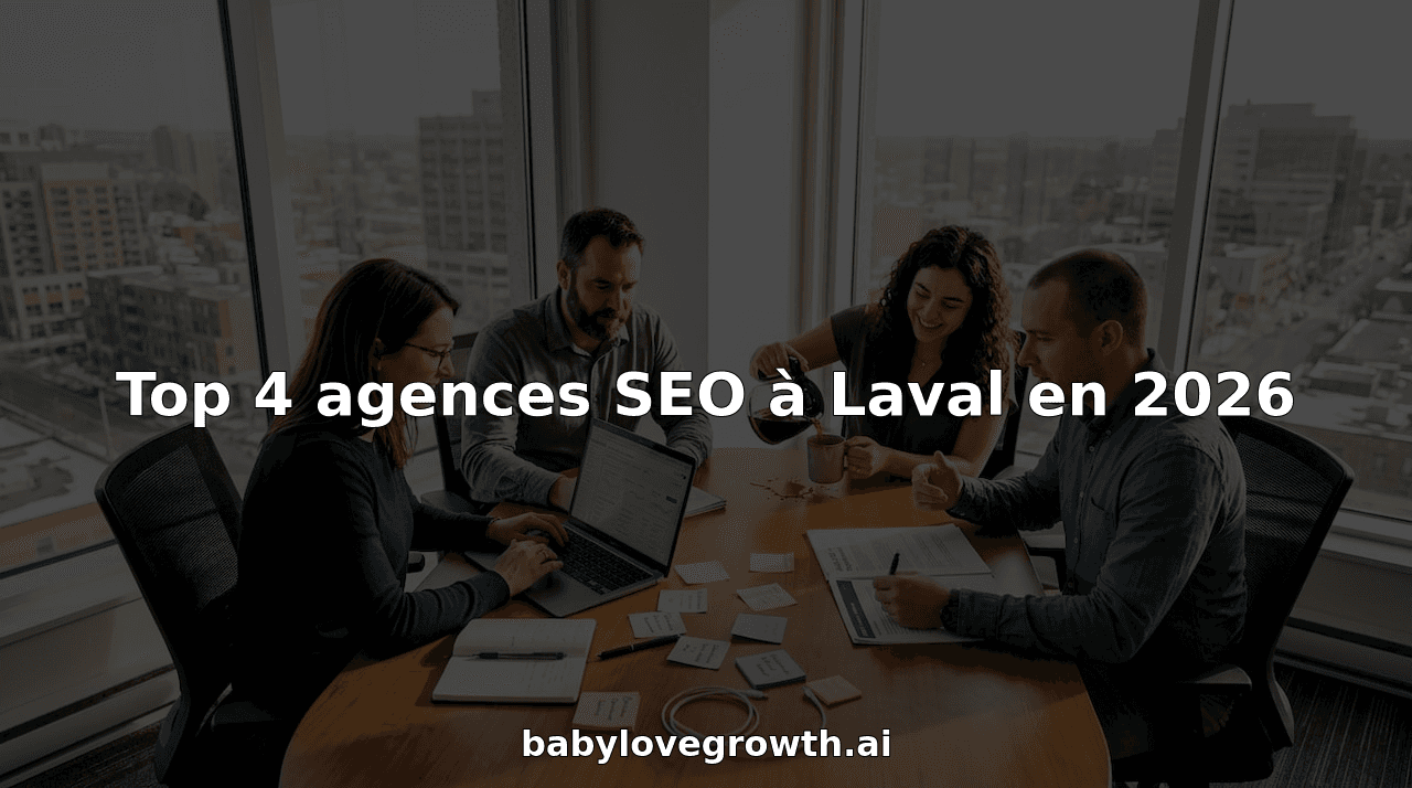 Top 4 agences SEO à Laval en 2026