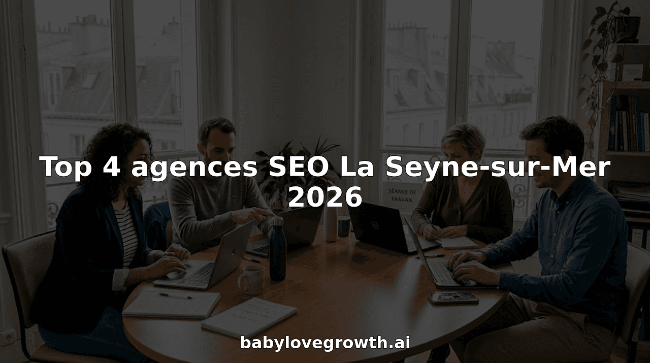 Top 4 agences SEO La Seyne-sur-Mer 2026
