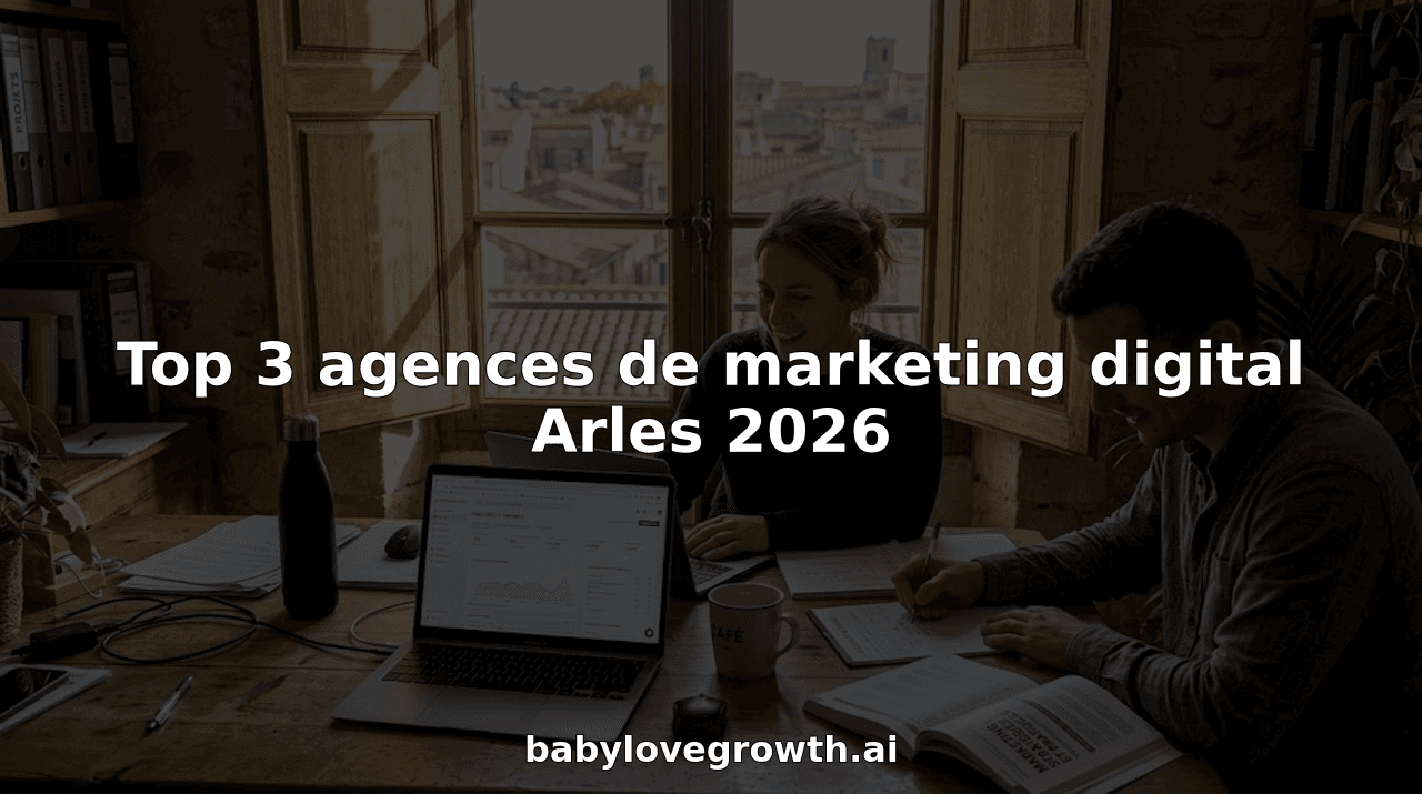 Top 3 agences de marketing digital Arles 2026