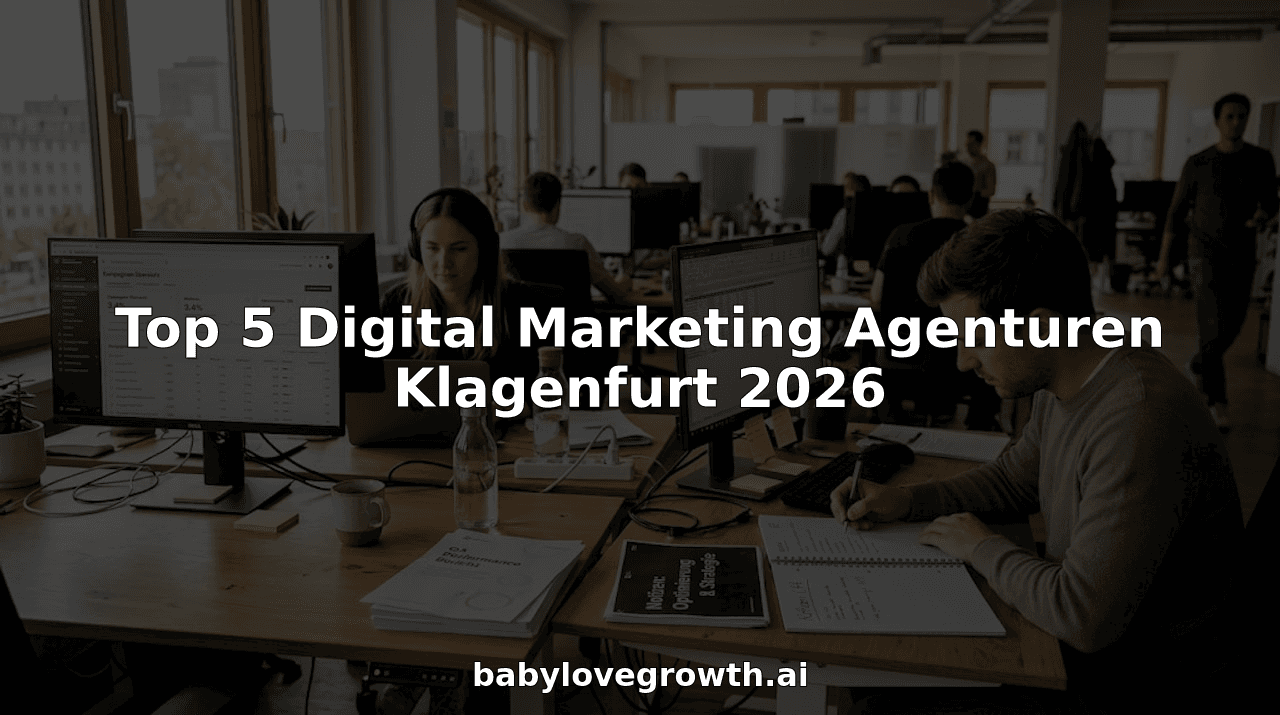 Top 5 Digital Marketing Agenturen Klagenfurt 2026