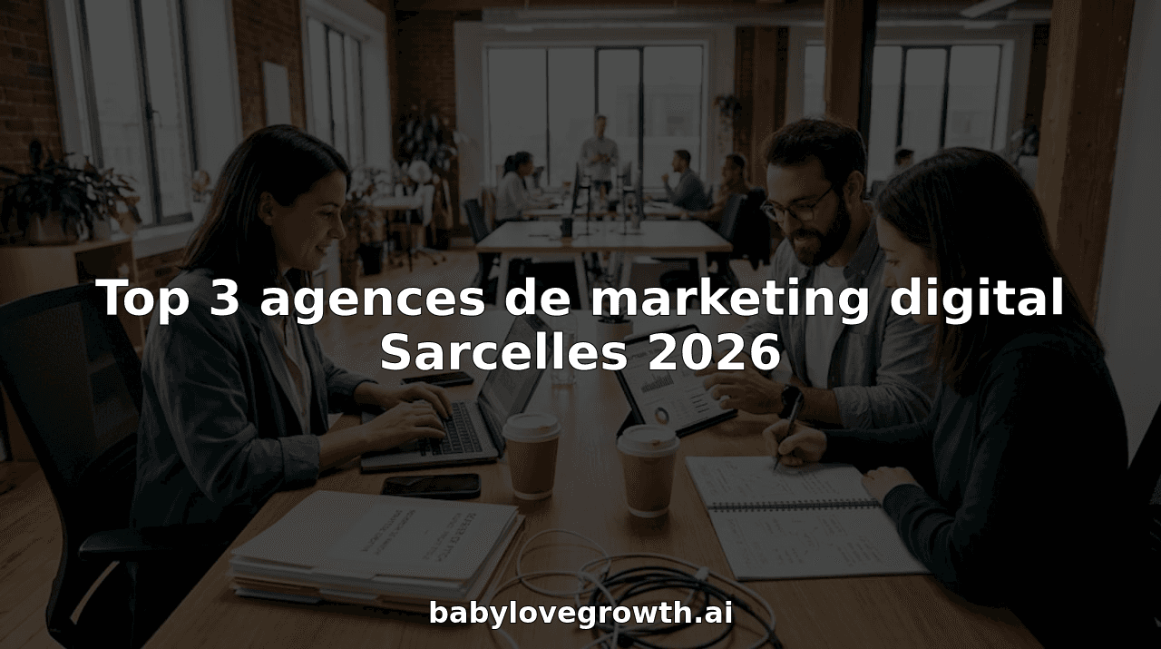 Top 3 agences de marketing digital Sarcelles 2026