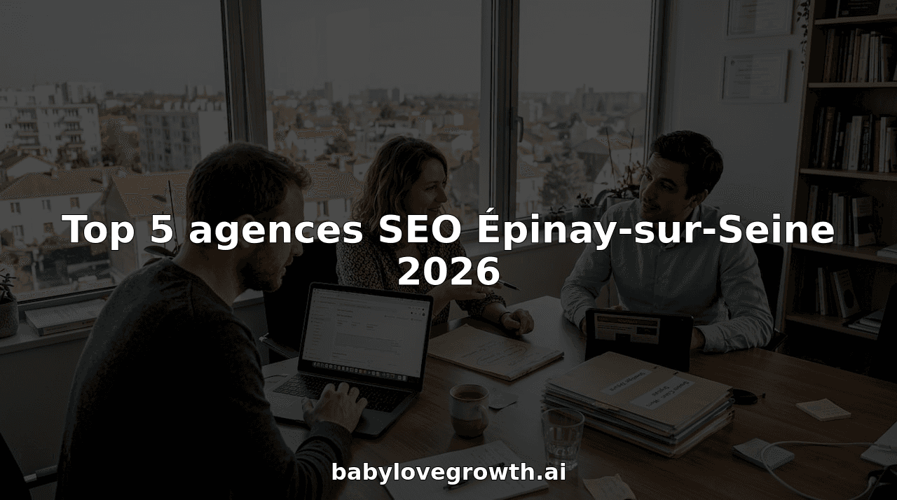Top 5 agences SEO Épinay-sur-Seine 2026