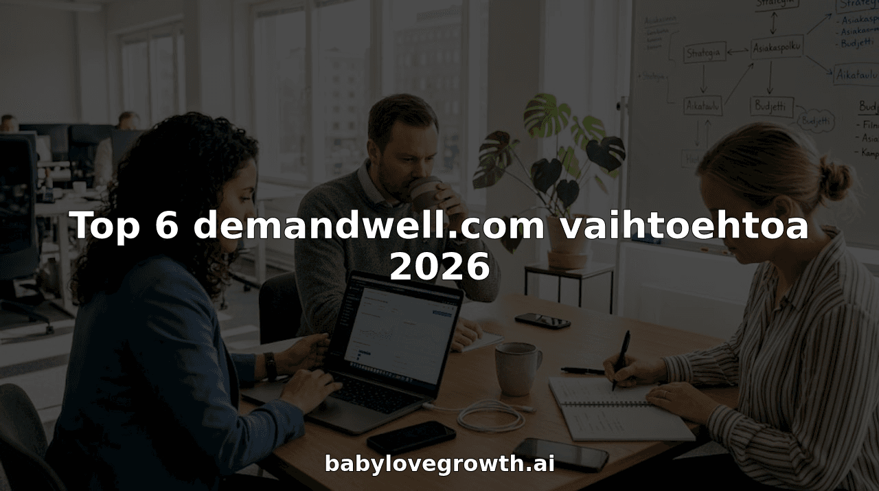 Top 6 demandwell.com vaihtoehtoa 2026