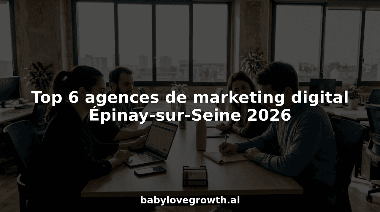 Top 6 agences de marketing digital Épinay-sur-Seine 2026