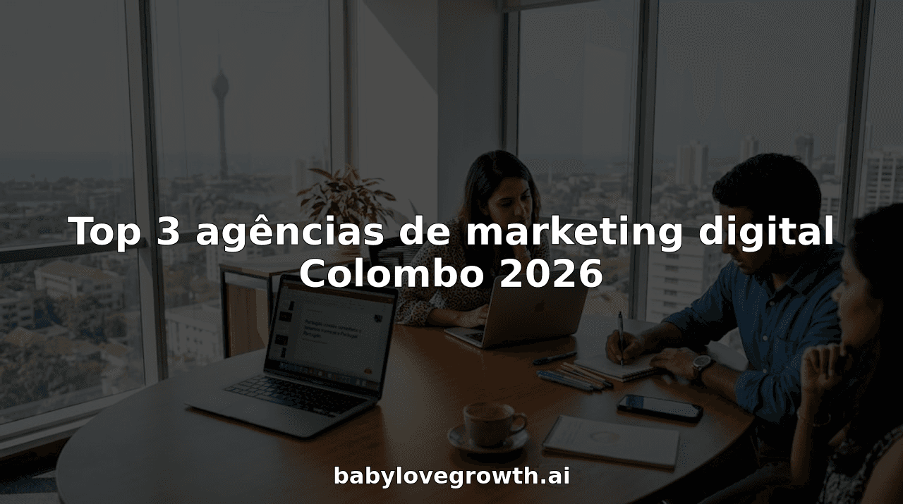 Top 3 agências de marketing digital Colombo 2026