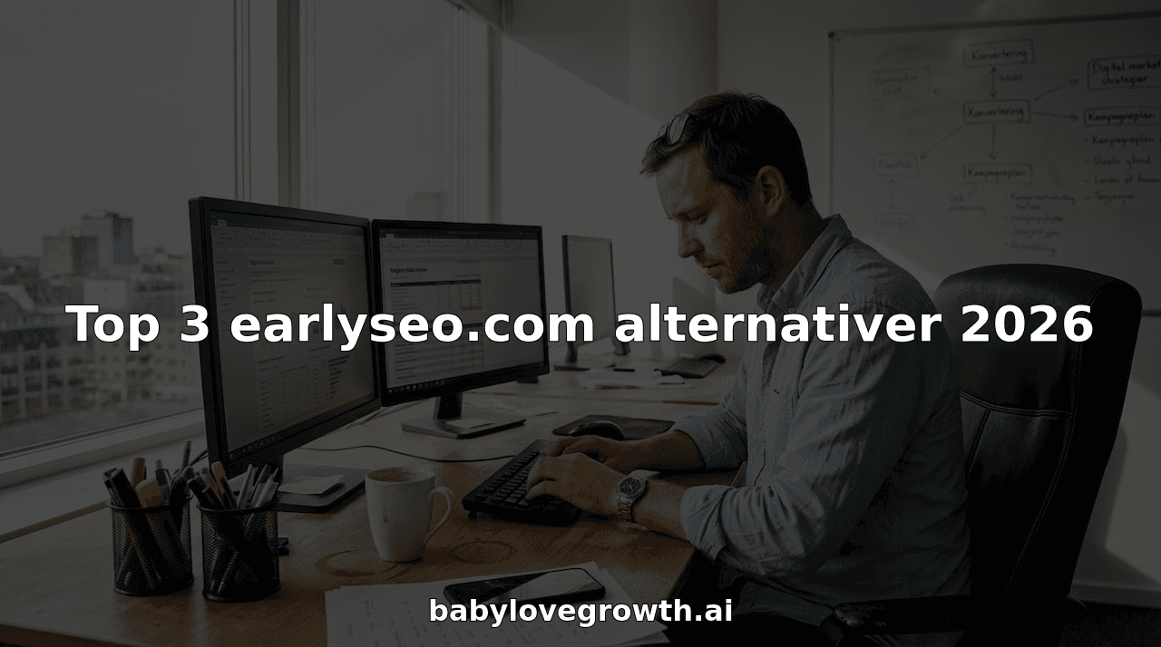 Top 3 earlyseo.com alternativer 2026
