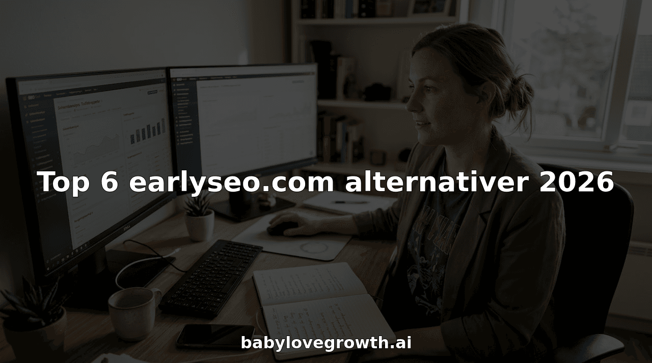 Top 6 earlyseo.com alternativer 2026