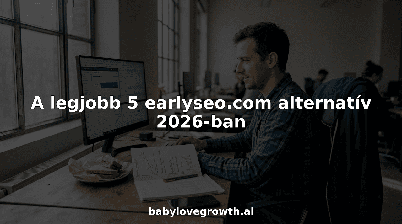 A legjobb 5 earlyseo.com alternatív 2026-ban