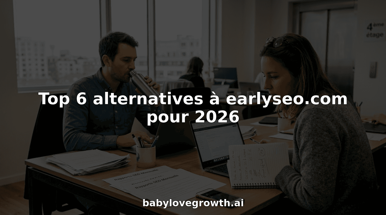 Top 6 alternatives à earlyseo.com pour 2026