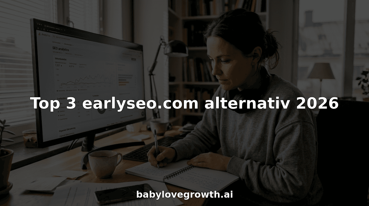 Top 3 earlyseo.com alternativ 2026