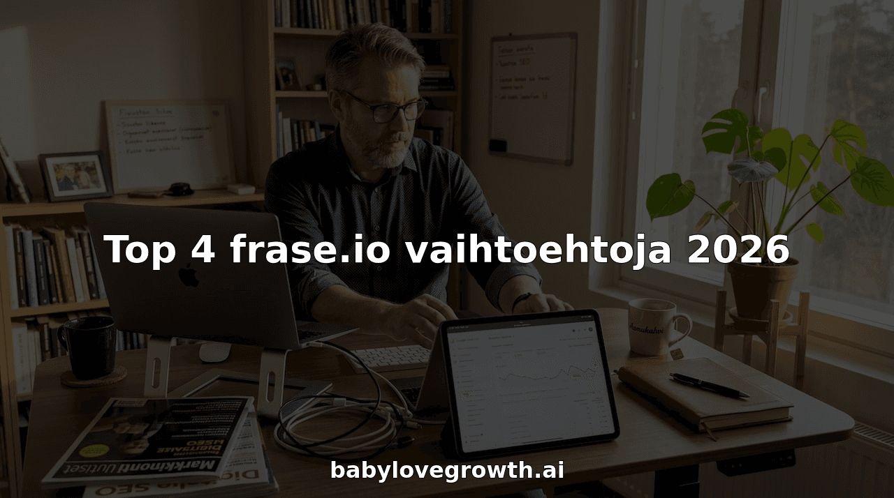Top 4 frase.io vaihtoehtoja 2026