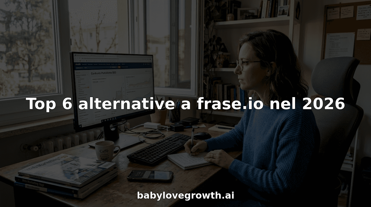Top 6 alternative a frase.io nel 2026