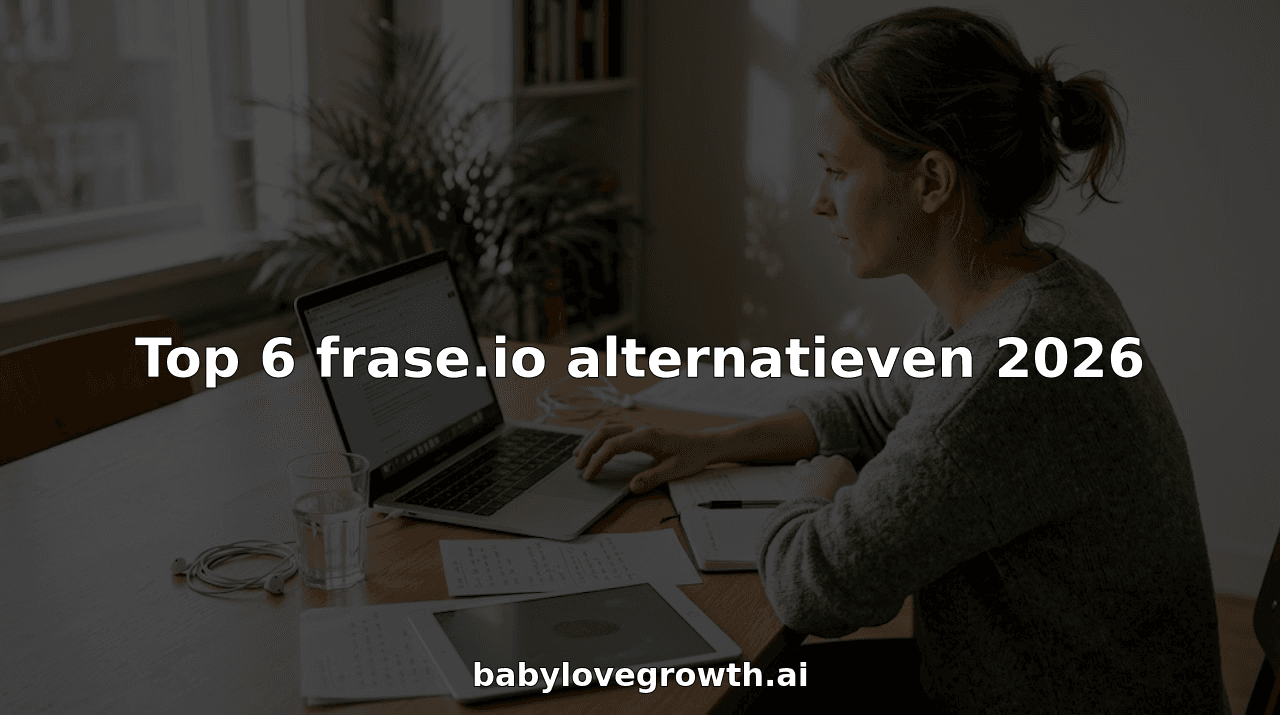 Top 6 frase.io alternatieven 2026