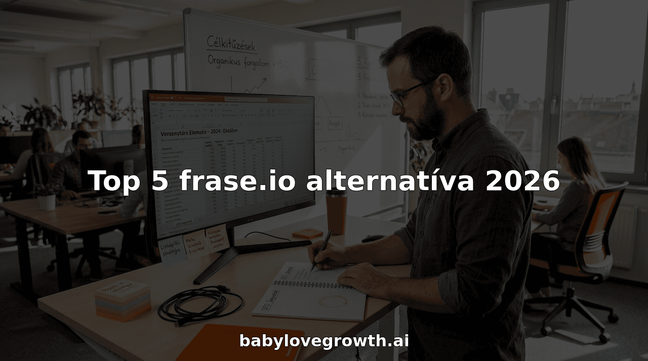 Top 5 frase.io alternatíva 2026