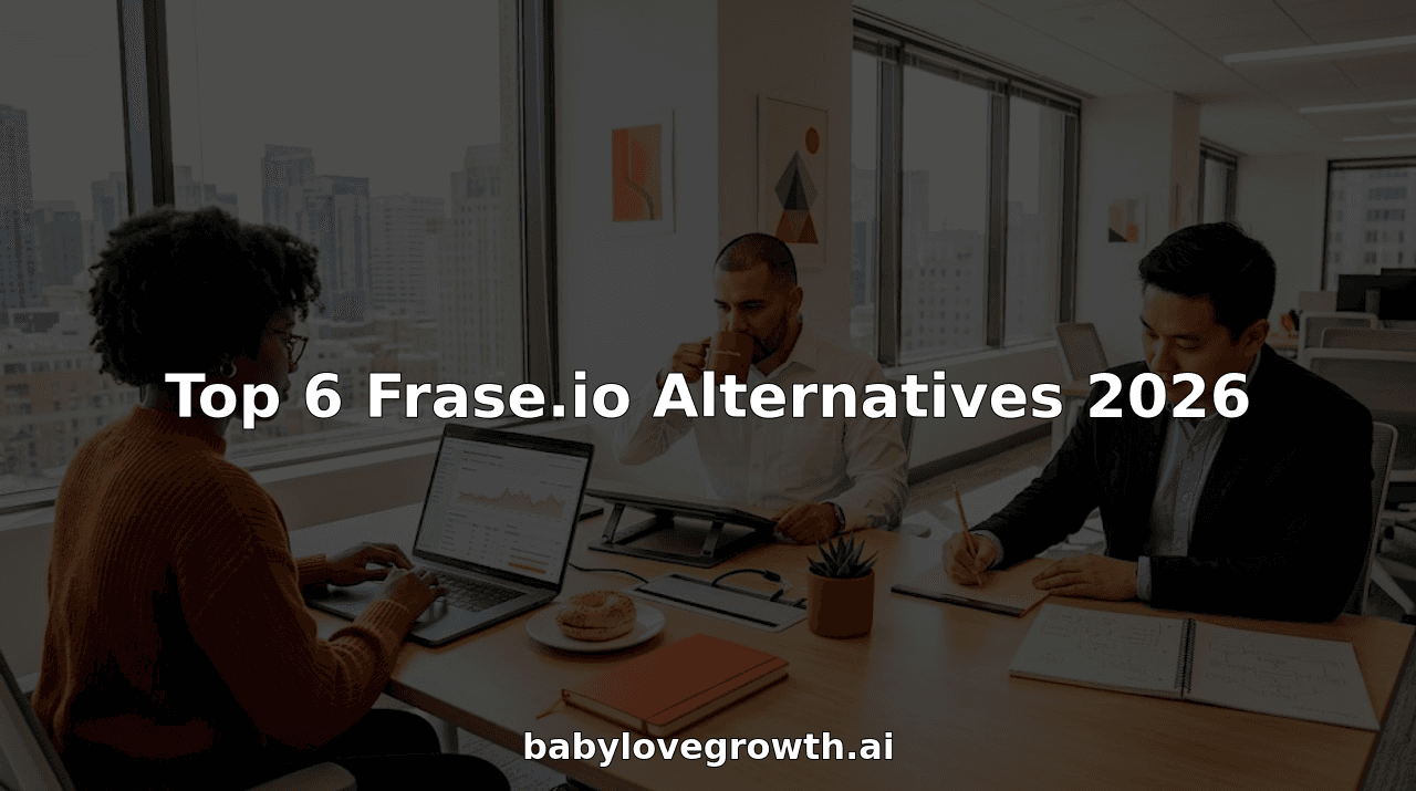 Top 6 Frase.io Alternatives 2026