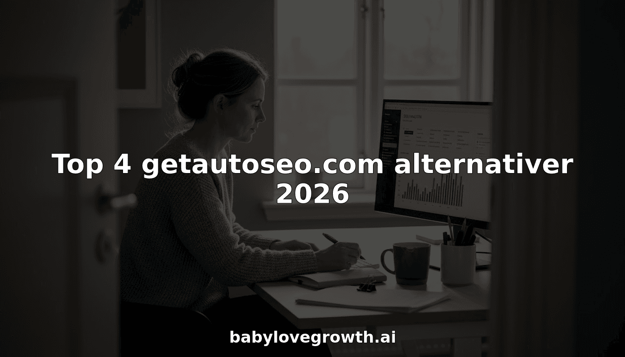 Top 4 getautoseo.com alternativer 2026
