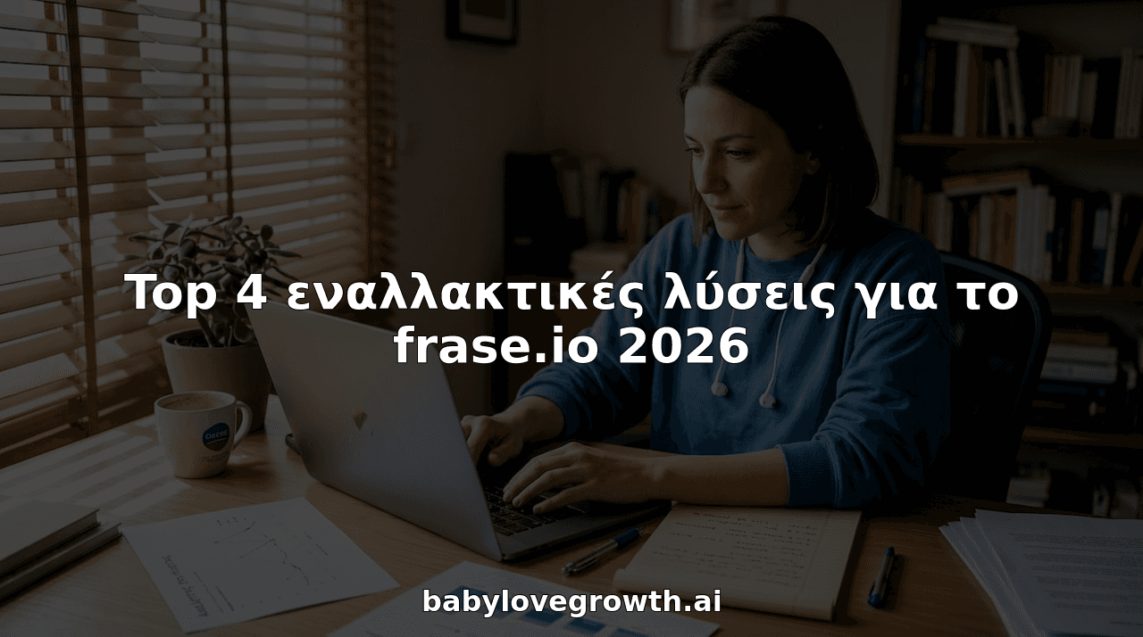 Top 4 εναλλακτικές λύσεις για το frase.io 2026