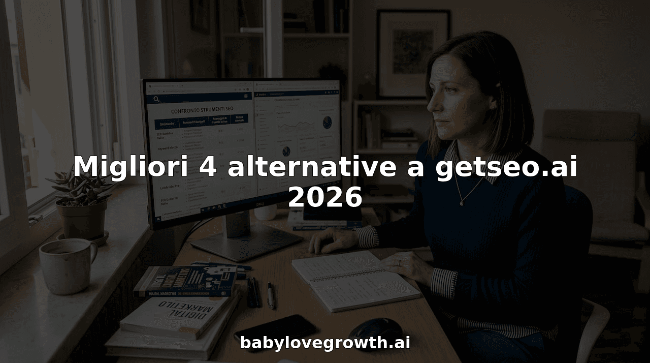 Migliori 4 alternative a getseo.ai 2026