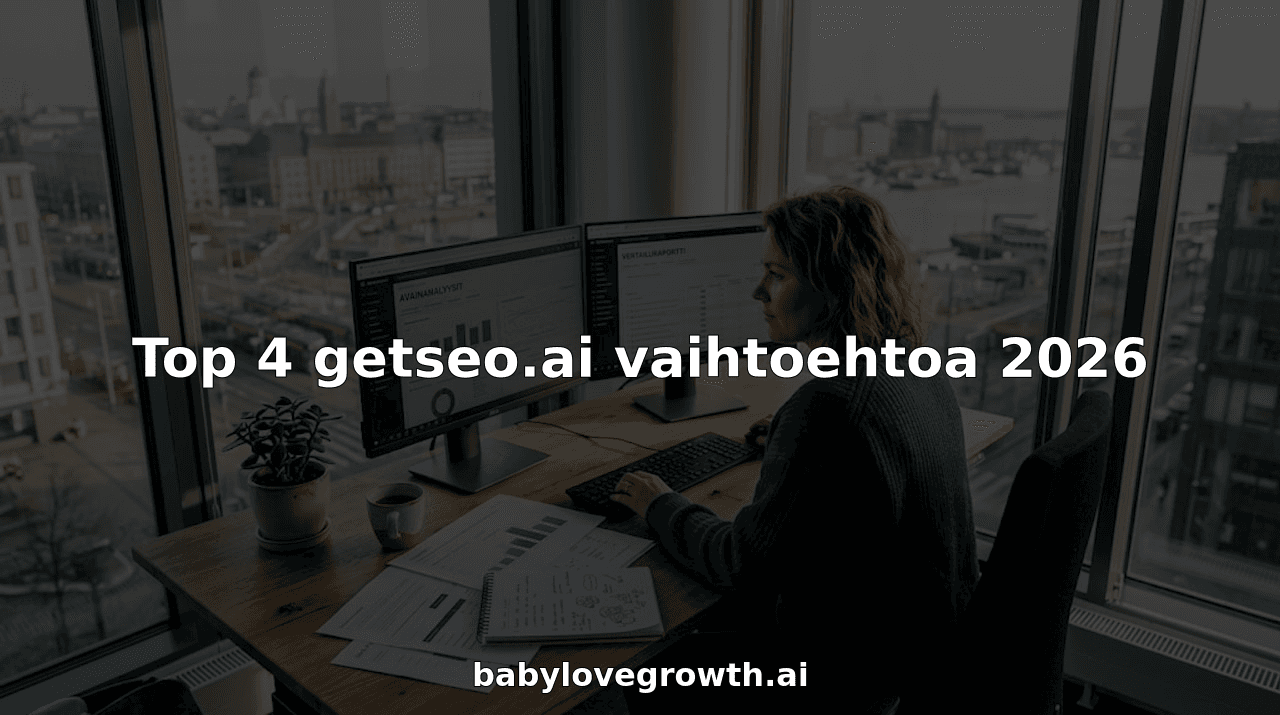 Top 4 getseo.ai vaihtoehtoa 2026