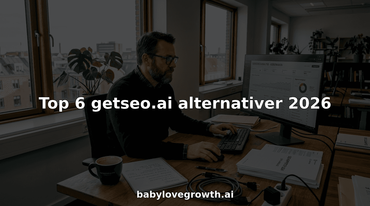 Top 6 getseo.ai alternativer 2026