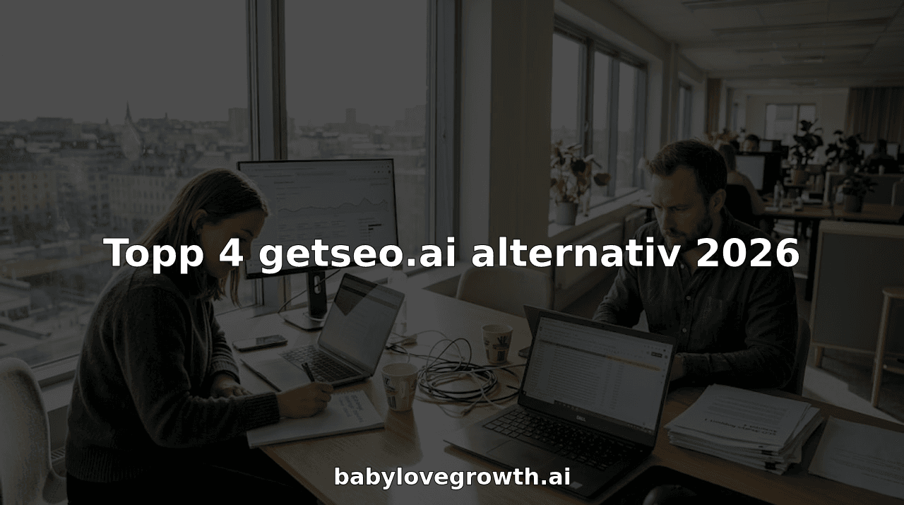 Topp 4 getseo.ai alternativ 2026