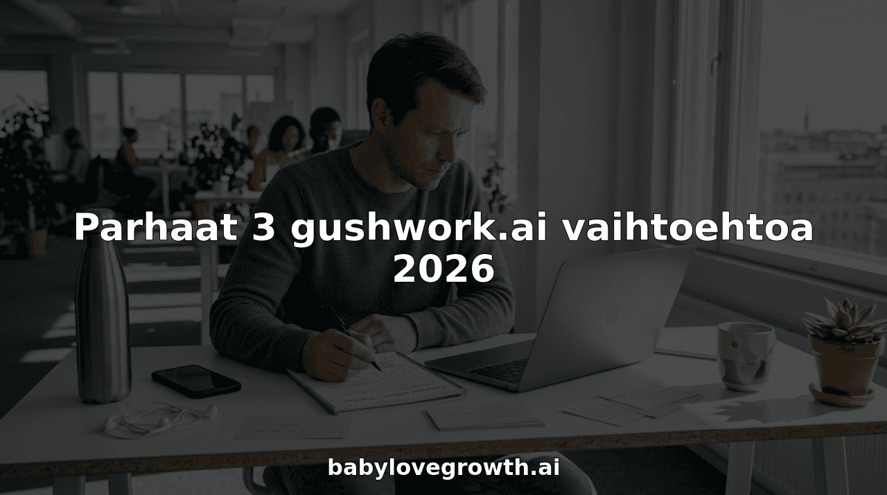 Parhaat 3 gushwork.ai vaihtoehtoa 2026