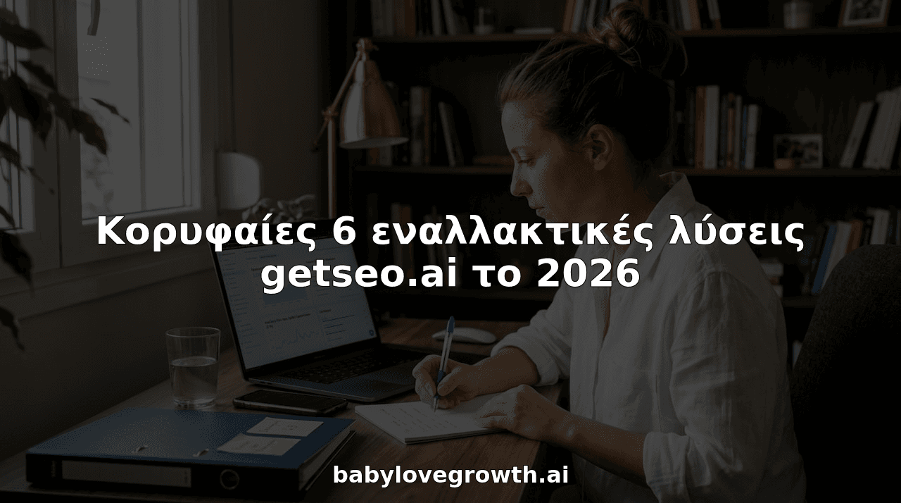 Κορυφαίες 6 εναλλακτικές λύσεις getseo.ai το 2026