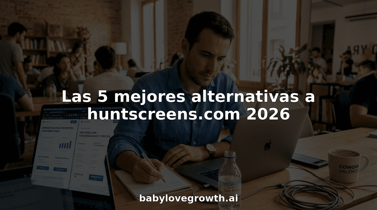 Las 5 mejores alternativas a huntscreens.com 2026
