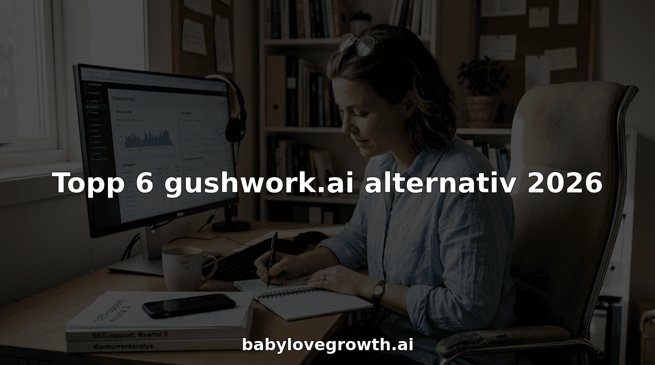 Topp 6 gushwork.ai alternativ 2026
