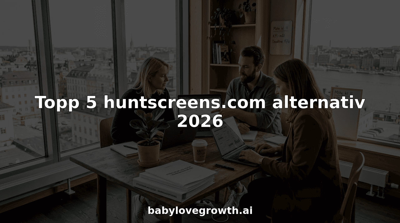 Topp 5 huntscreens.com alternativ 2026