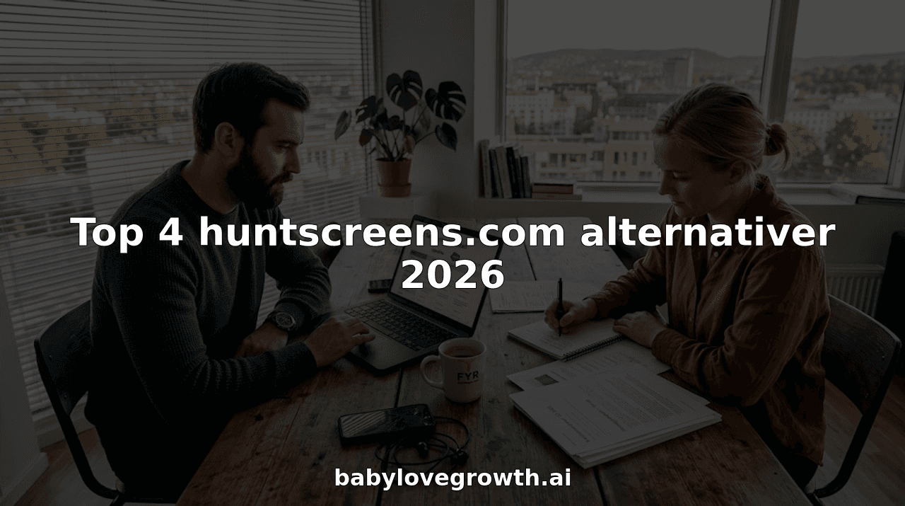Top 4 huntscreens.com alternativer 2026