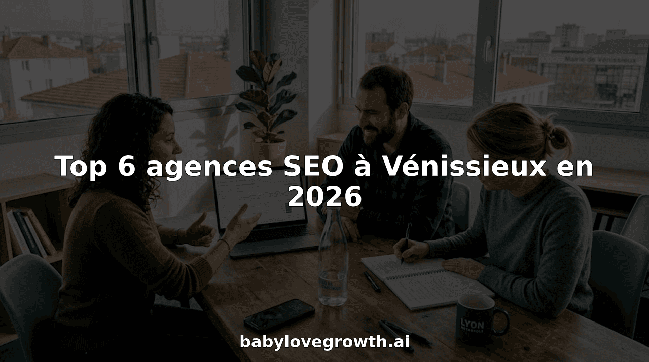 Top 6 agences SEO à Vénissieux en 2026
