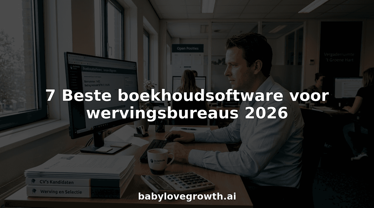 7 Beste boekhoudsoftware voor wervingsbureaus 2026