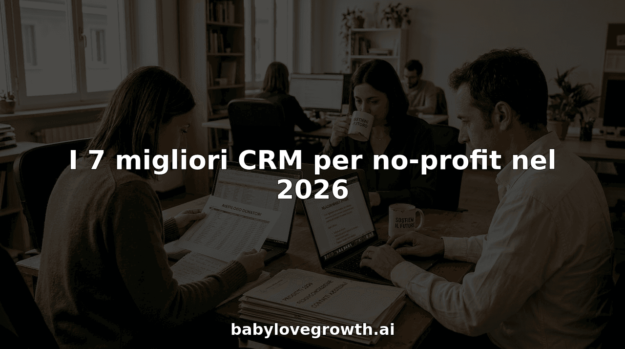 I 7 migliori CRM per no-profit nel 2026