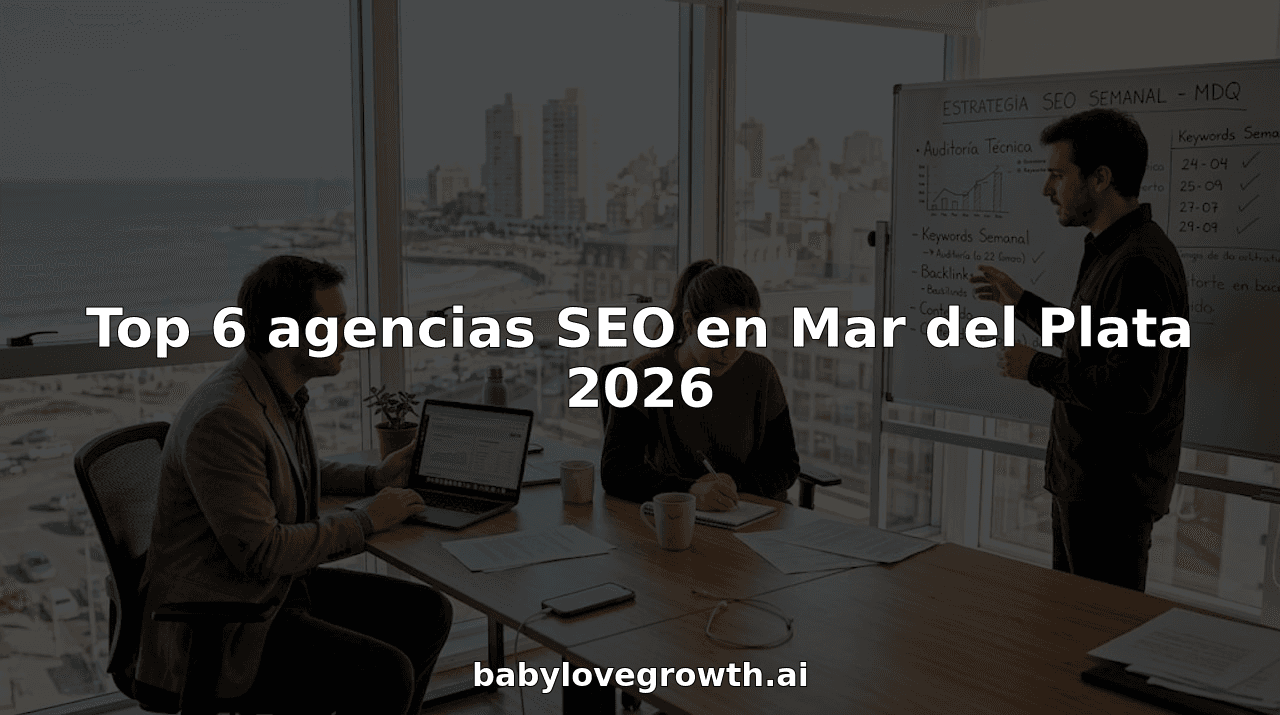 Top 6 agencias SEO en Mar del Plata 2026