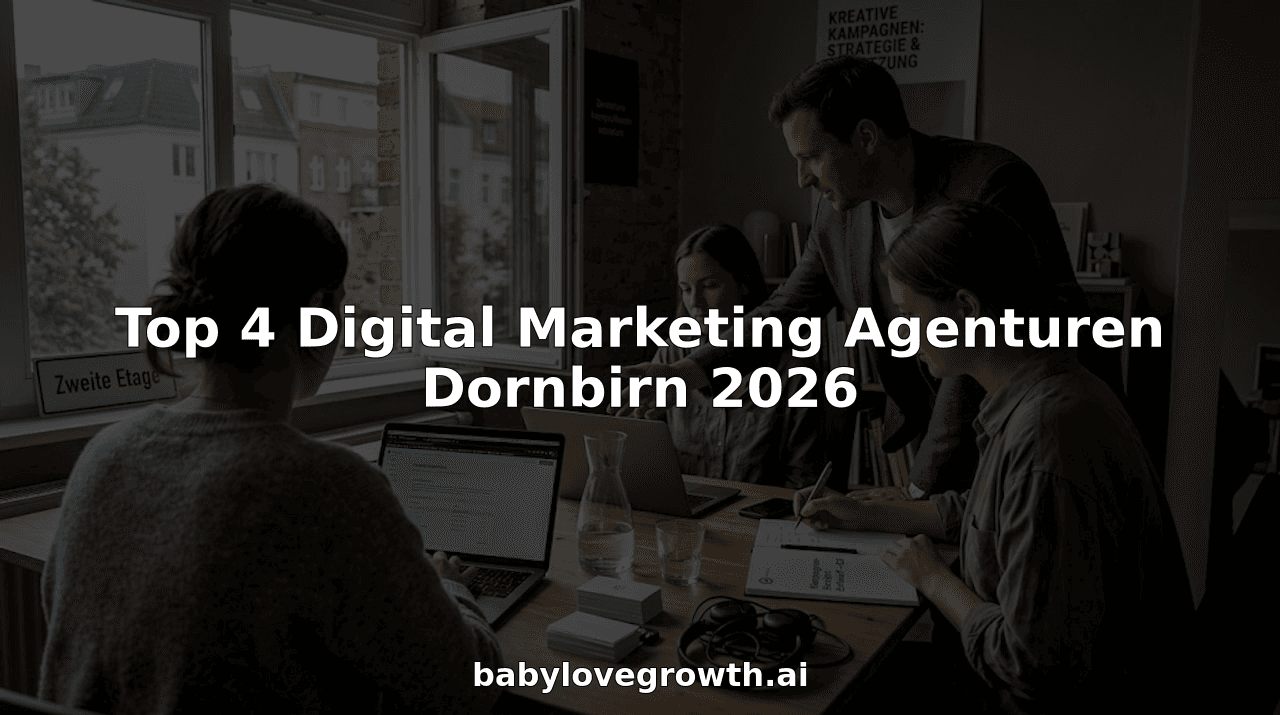 Top 4 Digital Marketing Agenturen Dornbirn 2026