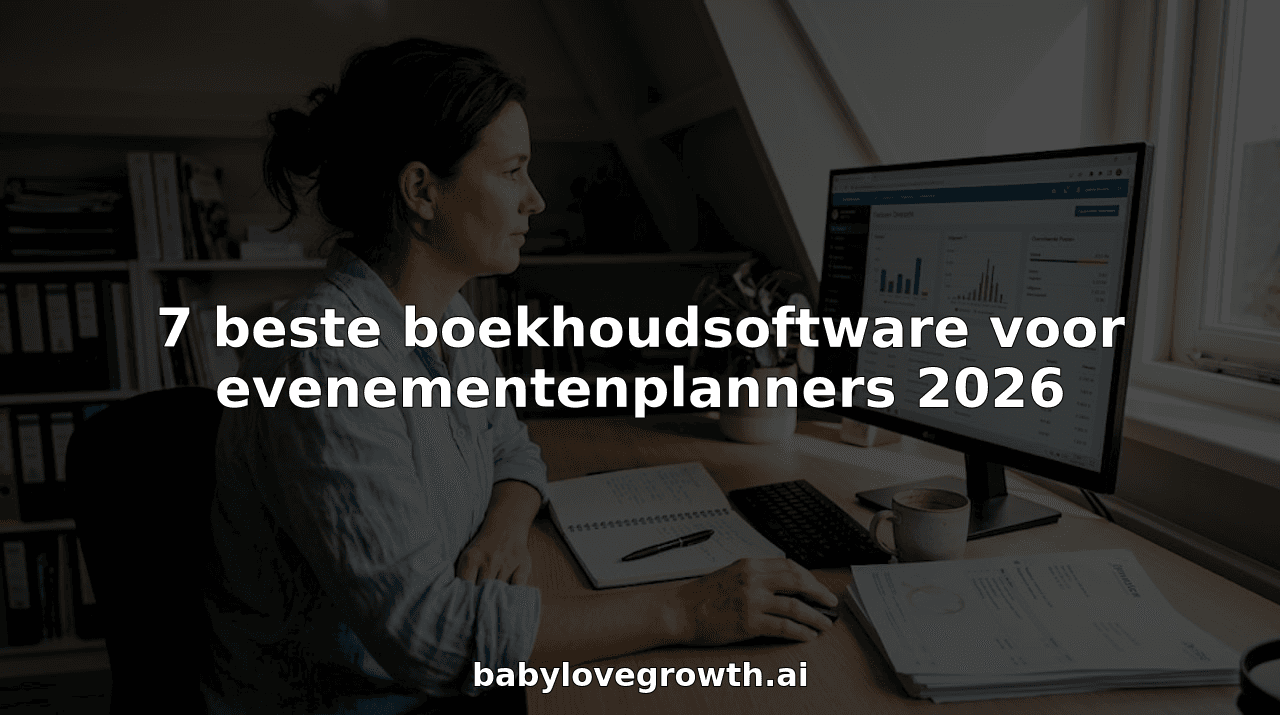 7 beste boekhoudsoftware voor evenementenplanners 2026