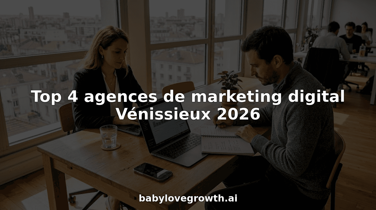 Top 4 agences de marketing digital Vénissieux 2026