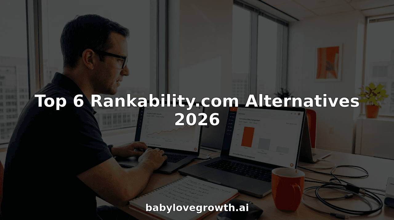 SEO analyst comparing ranking tools at desk
