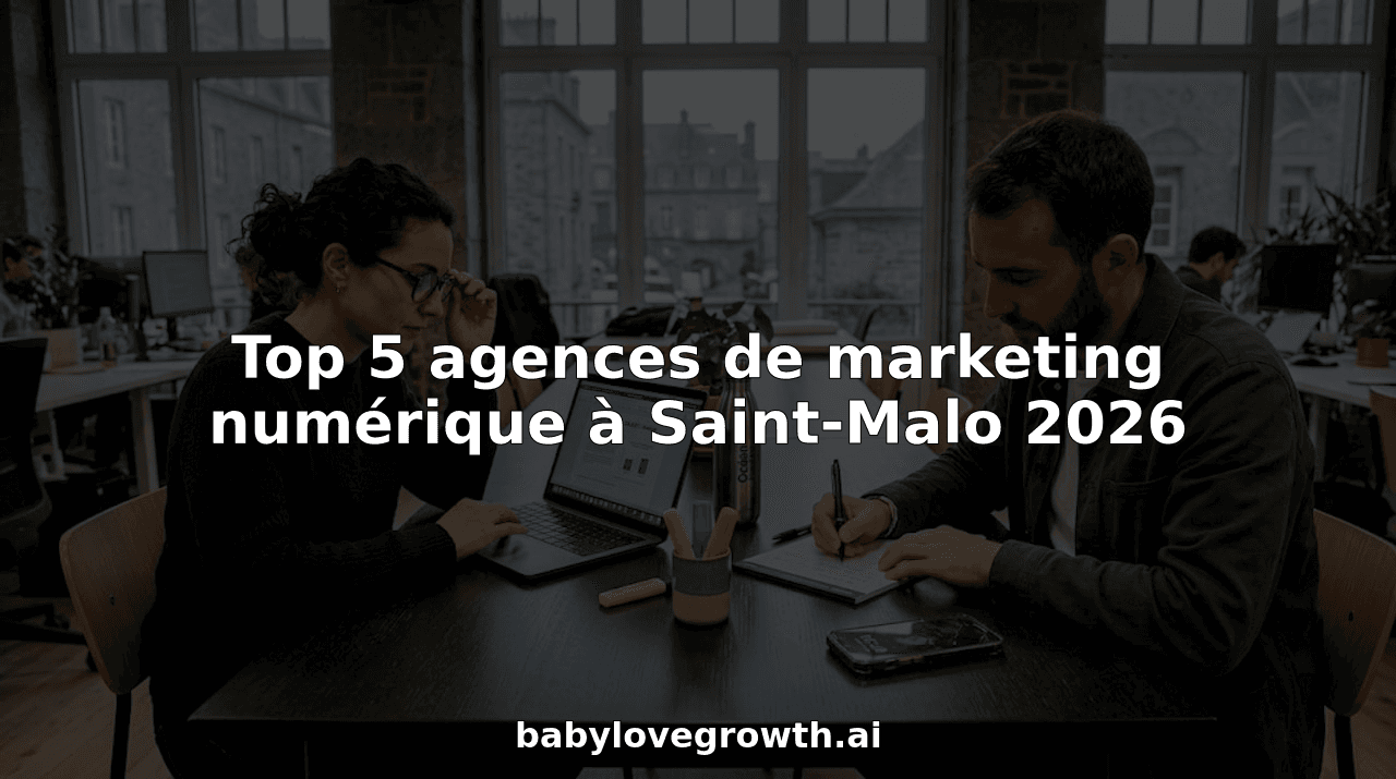 L’équipe d’une agence de marketing digital en pleine séance de travail autour d’une table.
