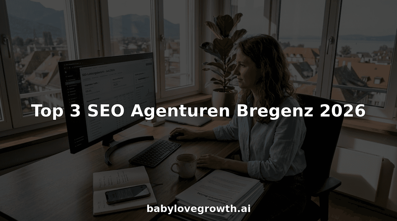 Ein SEO-Experte bei der Arbeit in einer Agentur in Bregenz.