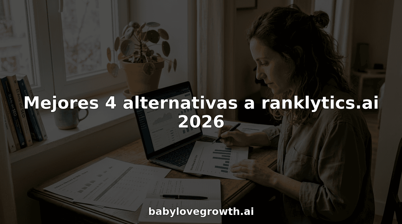 Un profesional analiza y compara diferentes herramientas de SEO en su escritorio para elegir la más adecuada.