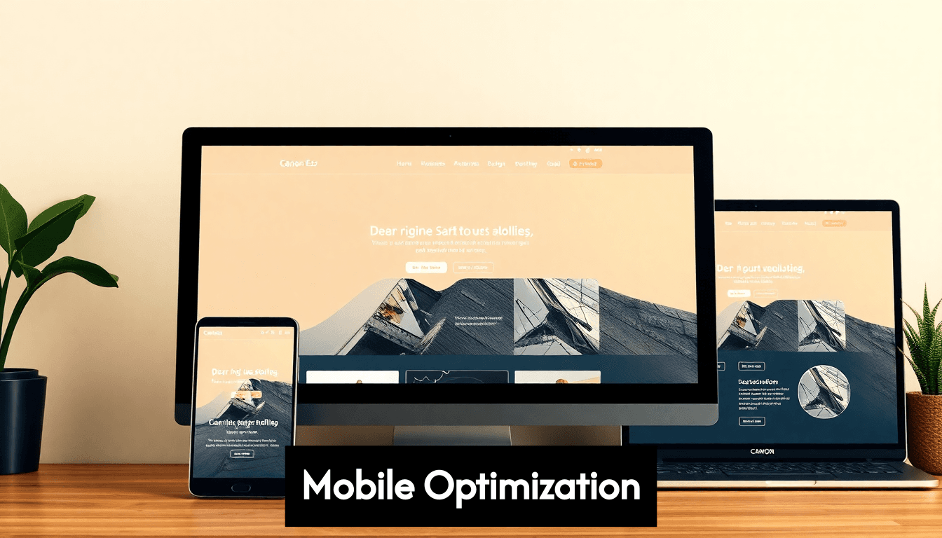 Mobile-responsive website