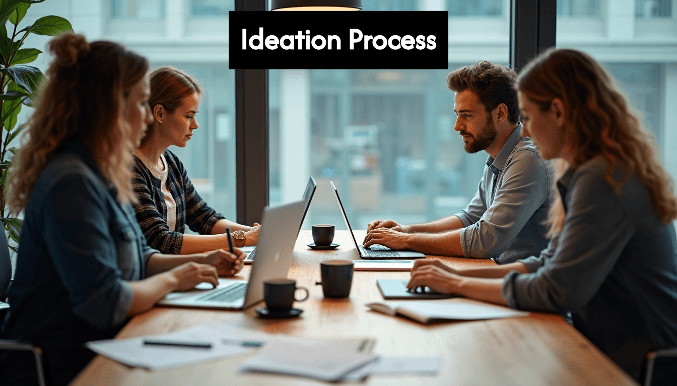 Team researching content creation trends