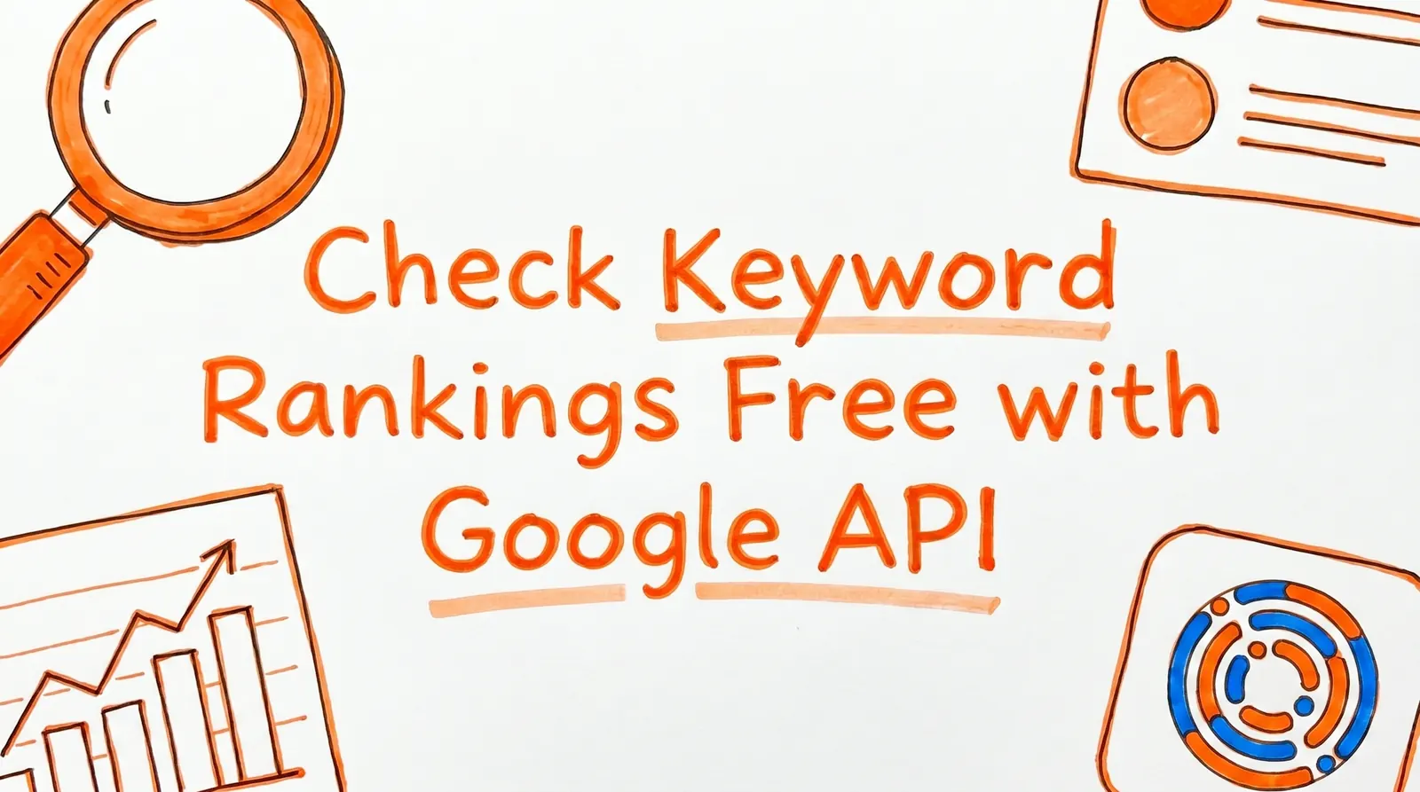 Check Keyword Rankings Free with Google API (2026)